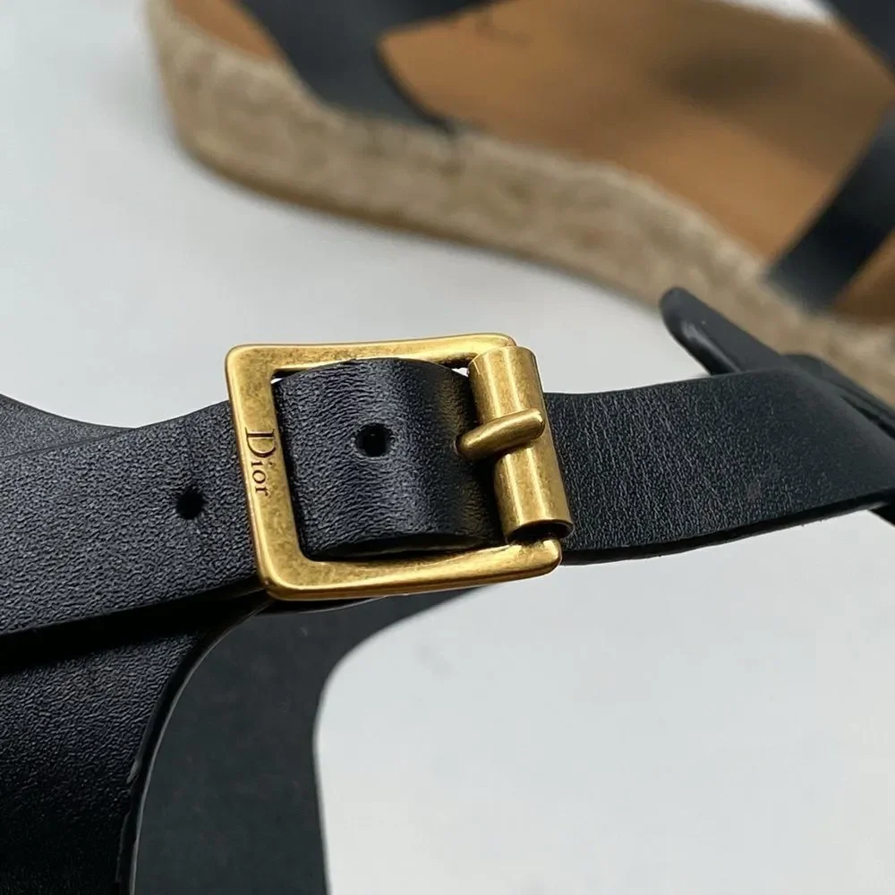 Christian Dior Dioriviera Marine Espadrille Sandals size 41